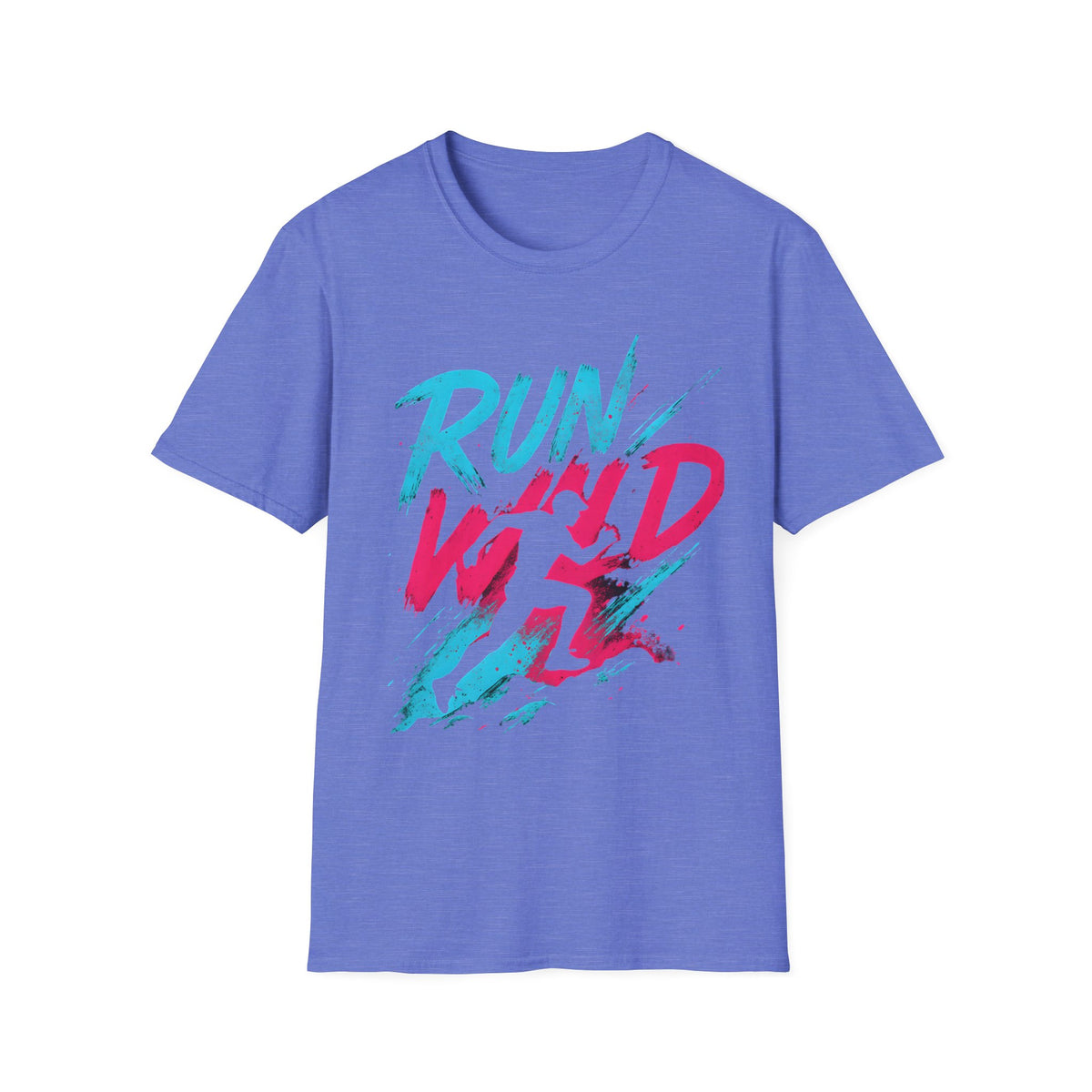 Neon Run Wild Typography T-Shirt