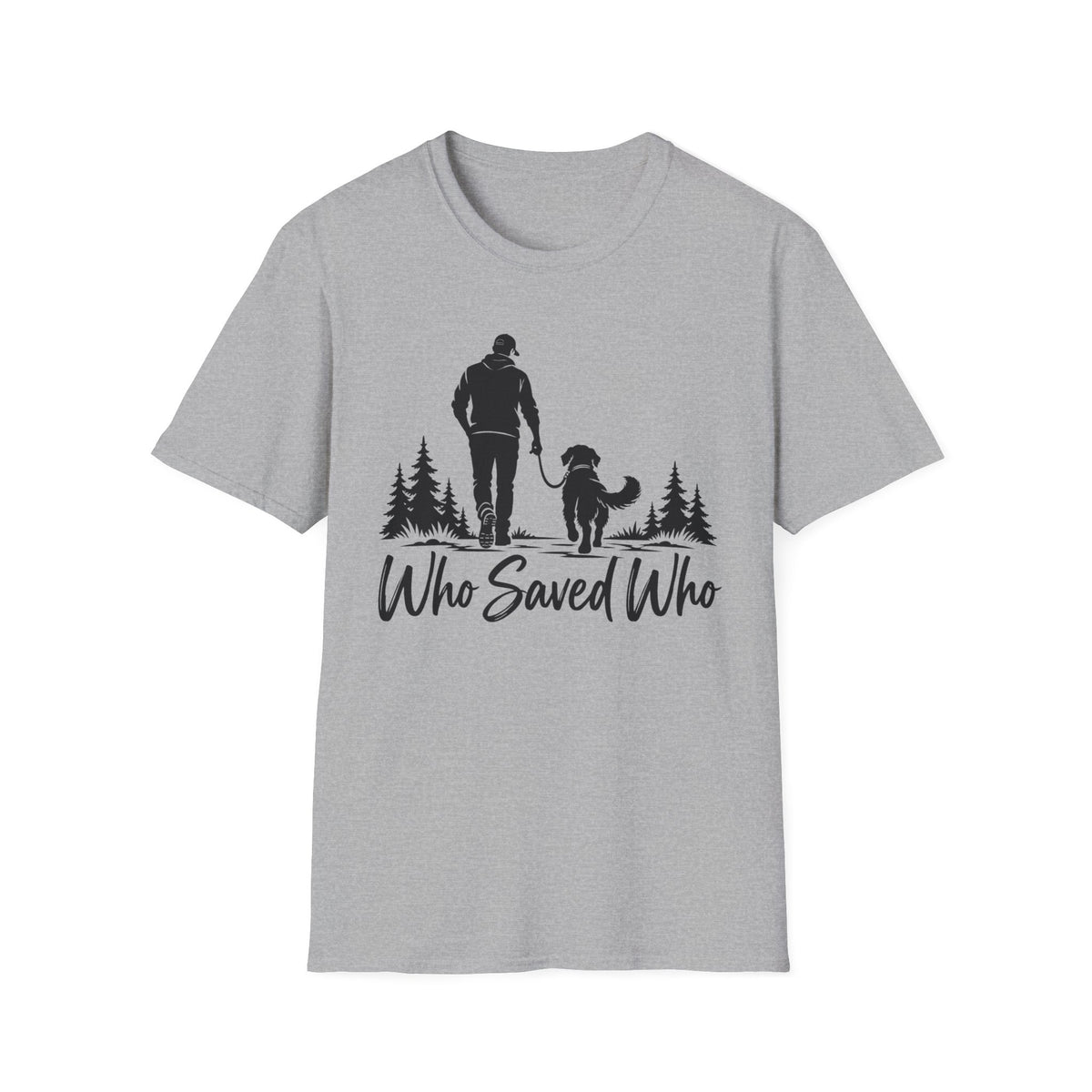 Who Saved Who Man T-Shirt – Graphic Tee