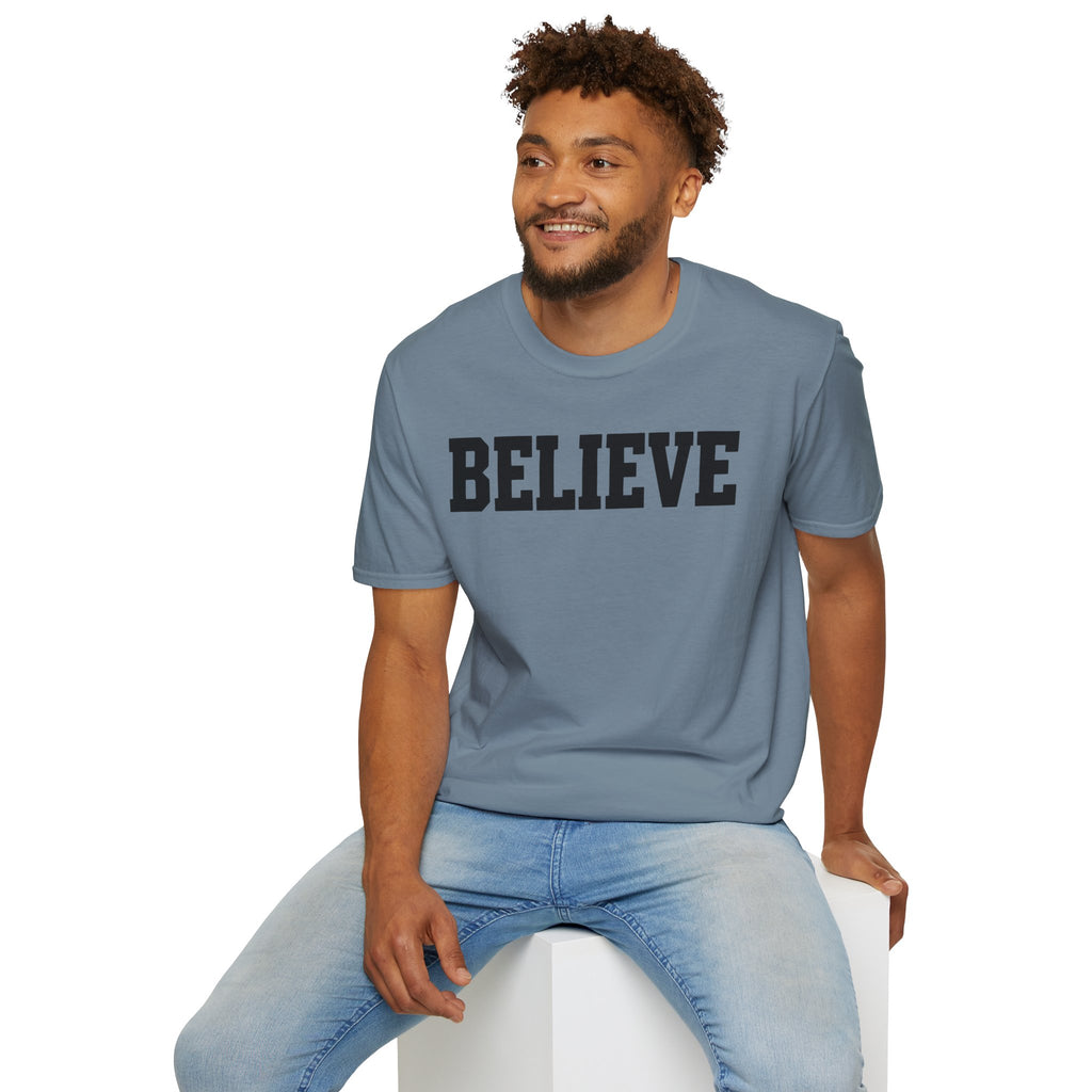 Believe Graphic T-Shirt — Inspirational Motivational Tee