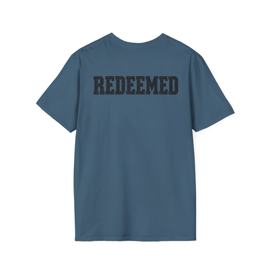 Believe Christian T-Shirt — "We Must Be Born Again" Back Cross Tee
