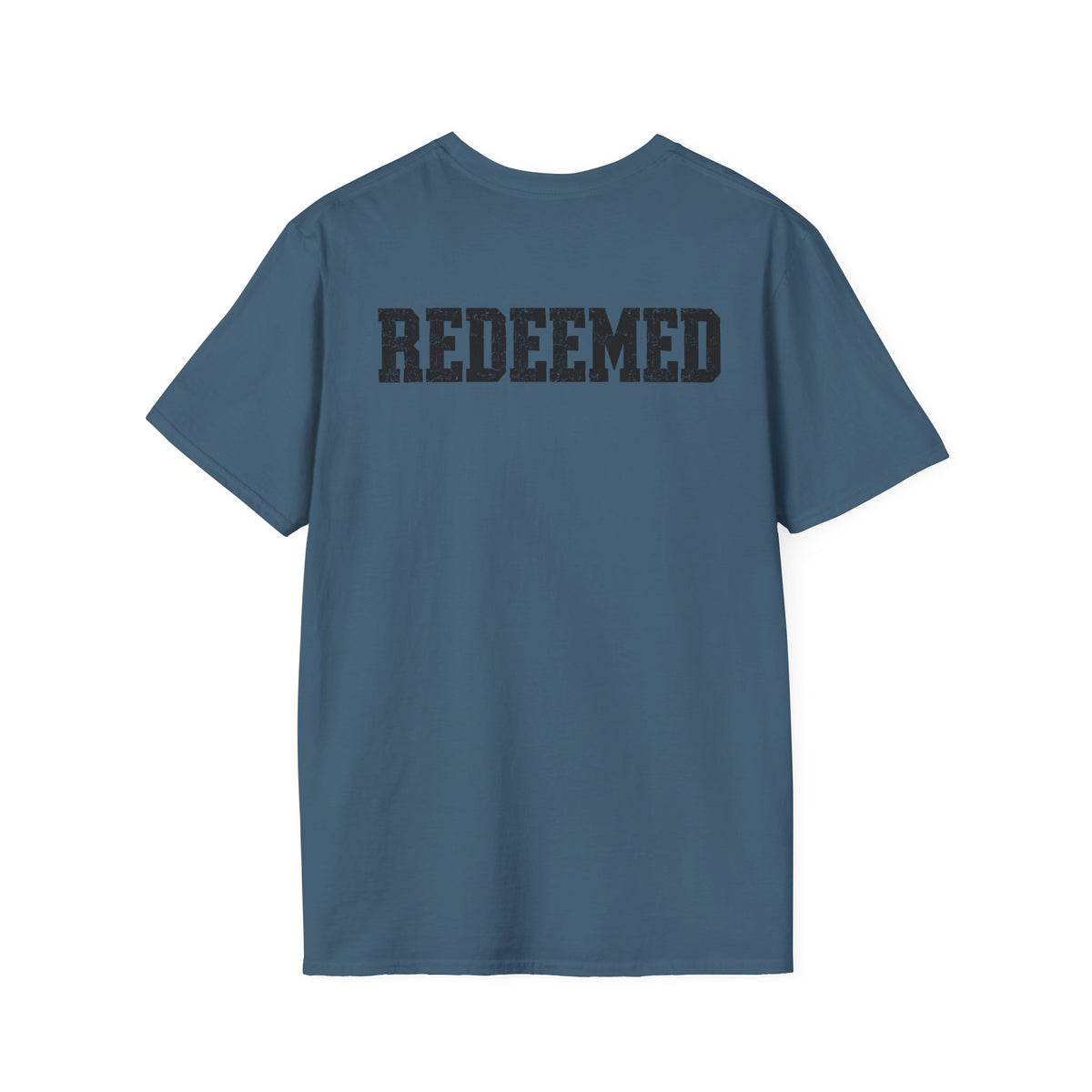 Believe Christian T-Shirt — "We Must Be Born Again" Back Cross Tee