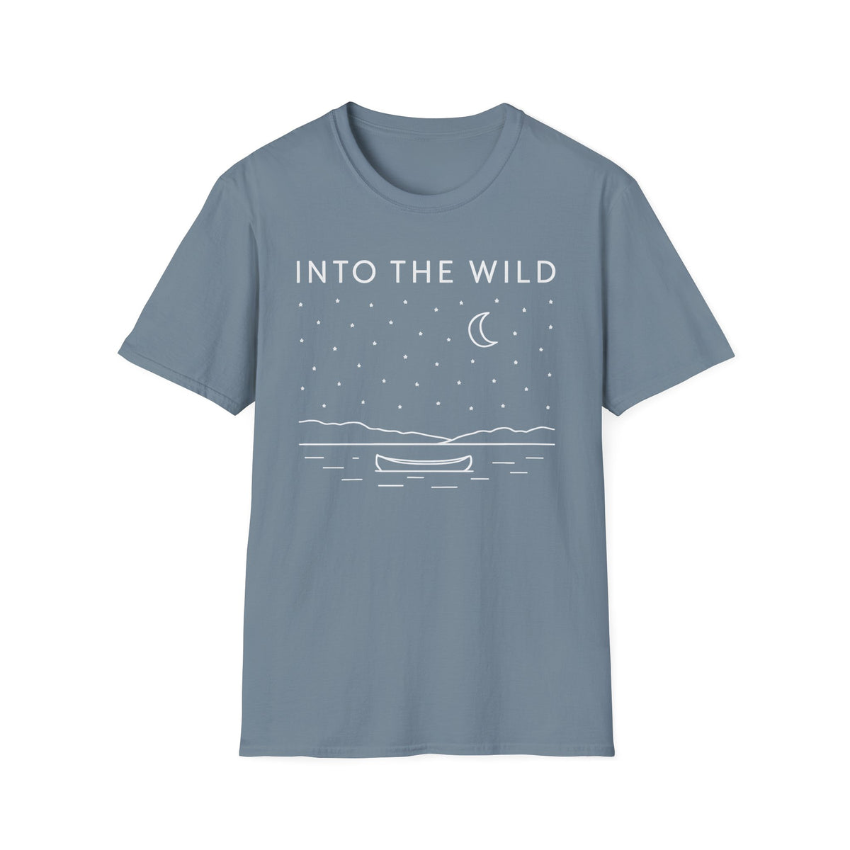 Moonlit Night Boat T-Shirt