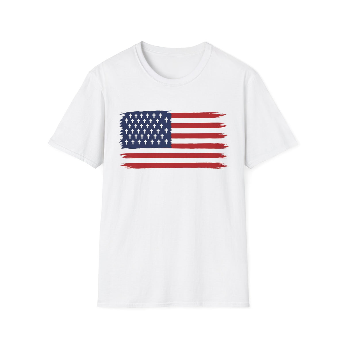 American Flag T-Shirt – Patriotic USA Stars and Stripes