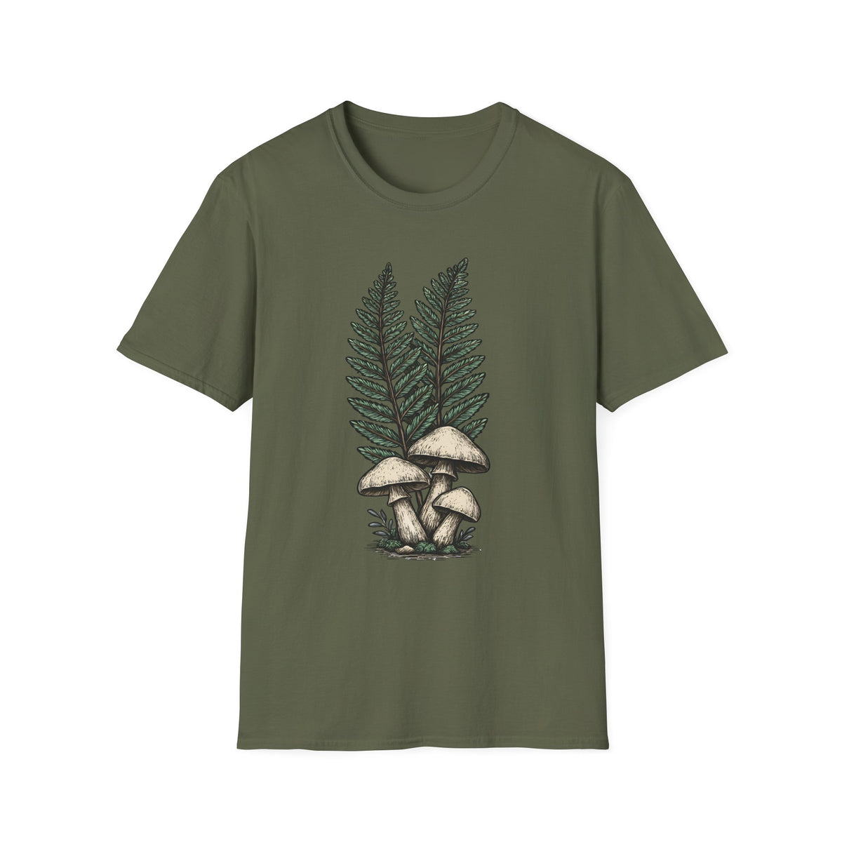 Mushrooms and Ferns T-Shirt