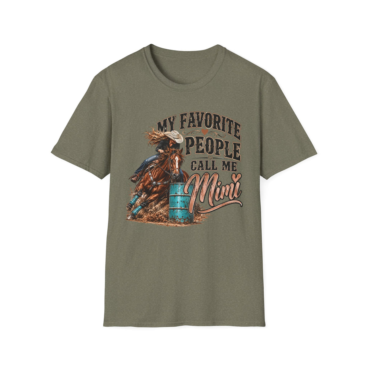 Mimi Cowboy Graphic T-Shirt — "My Favorite People Call Me Mimi" Western Tee