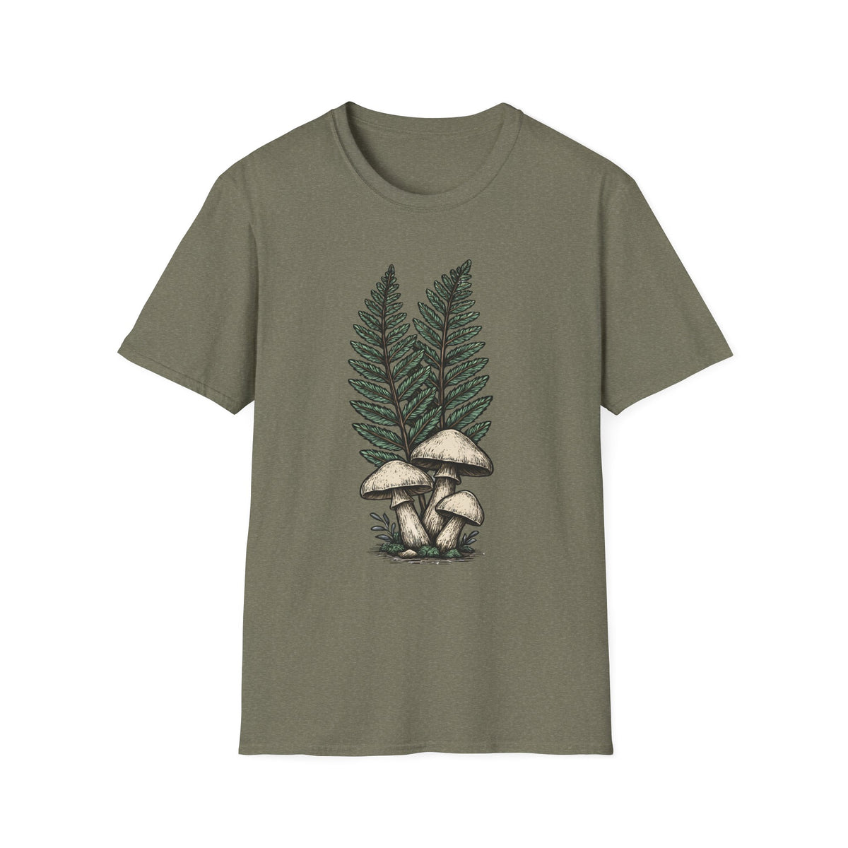 Mushrooms and Ferns T-Shirt