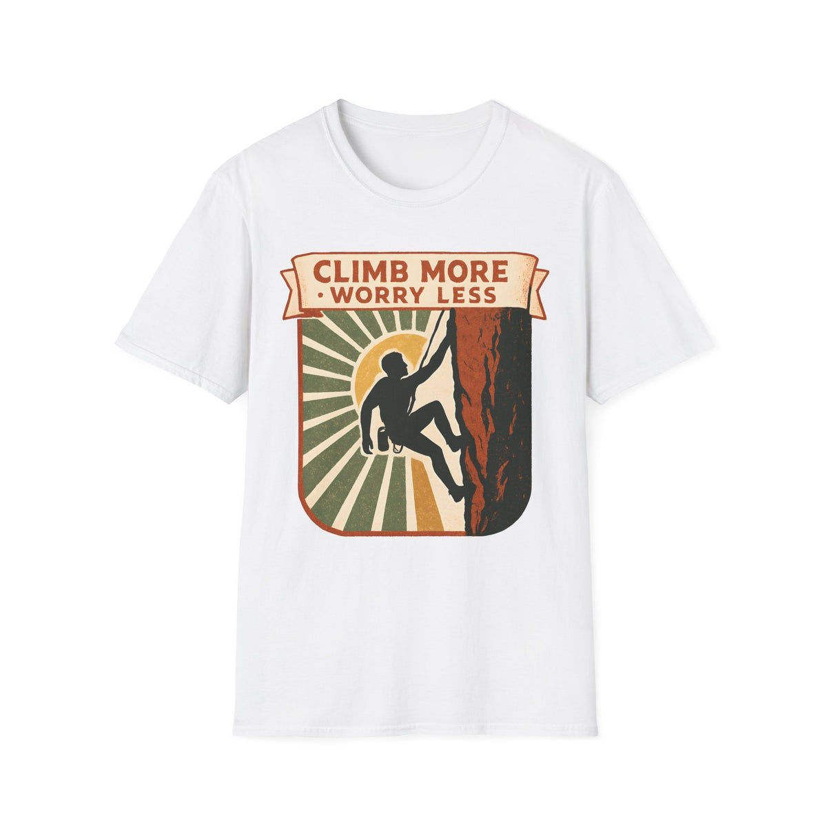 Climb More Worry Less T-Shirt