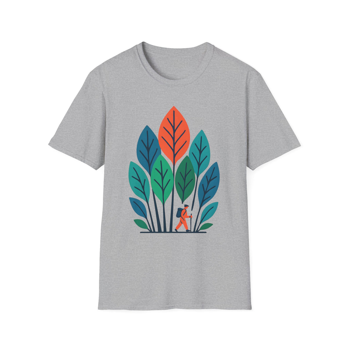 Hiker in Leaves T-Shirt