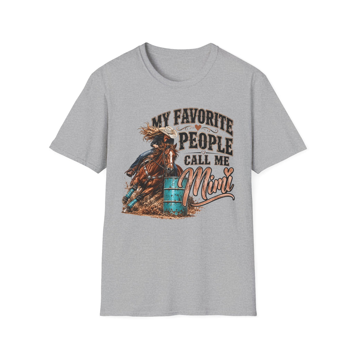 Mimi Cowboy Graphic T-Shirt — "My Favorite People Call Me Mimi" Western Tee