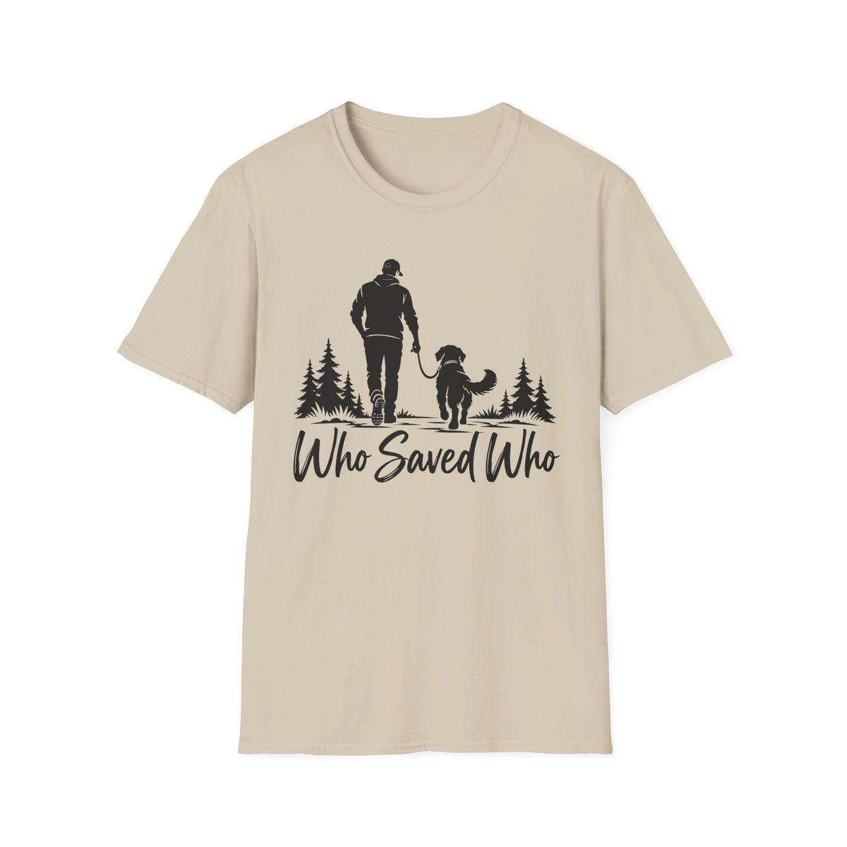 Who Saved Who Man T-Shirt – Graphic Tee