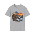 Lighthouse Sunset Coastal T-Shirt