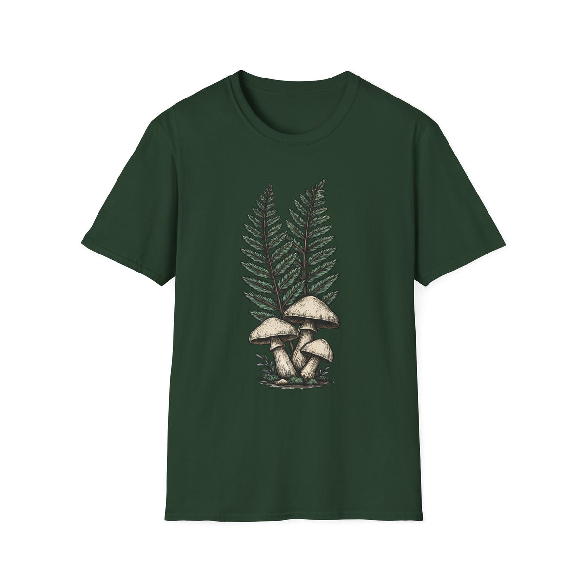 Mushrooms and Ferns T-Shirt