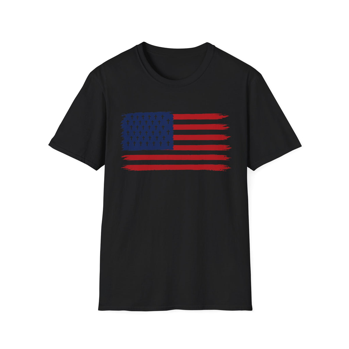 American Flag T-Shirt – Patriotic USA Stars and Stripes