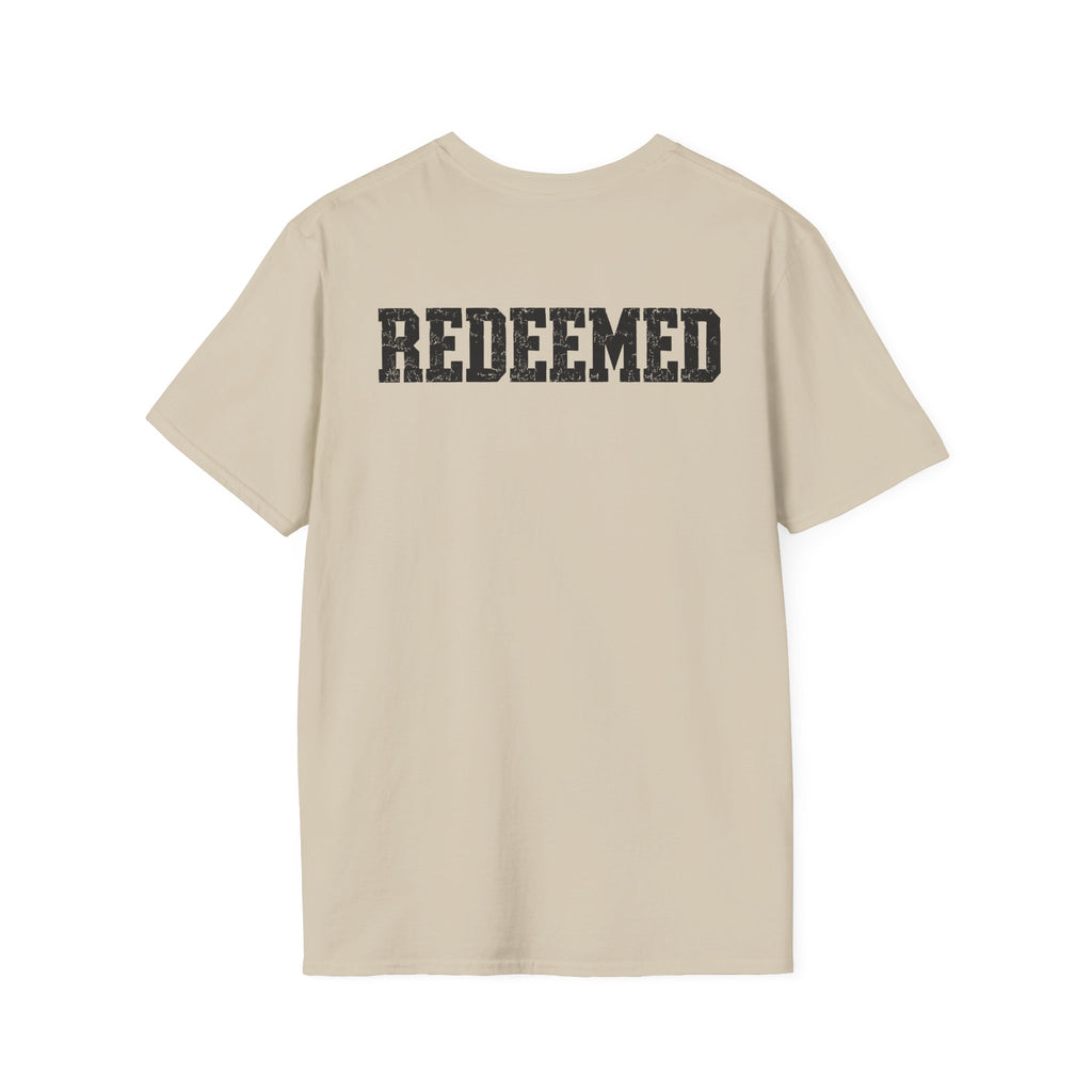 Believe Christian T-Shirt — "We Must Be Born Again" Back Cross Tee