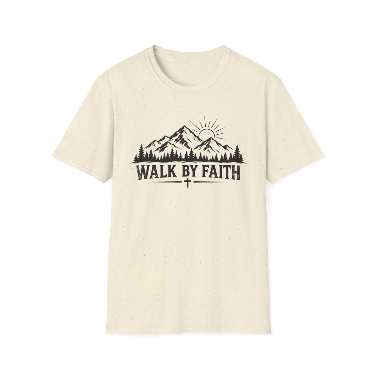 Walk By Faith Mountain T-Shirt — Christian Faith Outdoors Tee