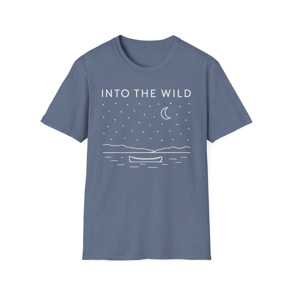 Moonlit Night Boat T-Shirt