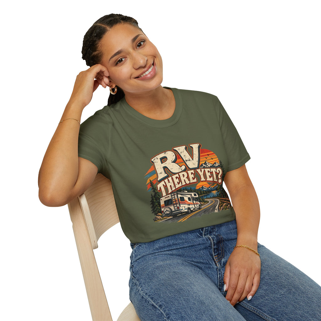 RV T-Shirt — "RV There Yet" RV Camping Tee