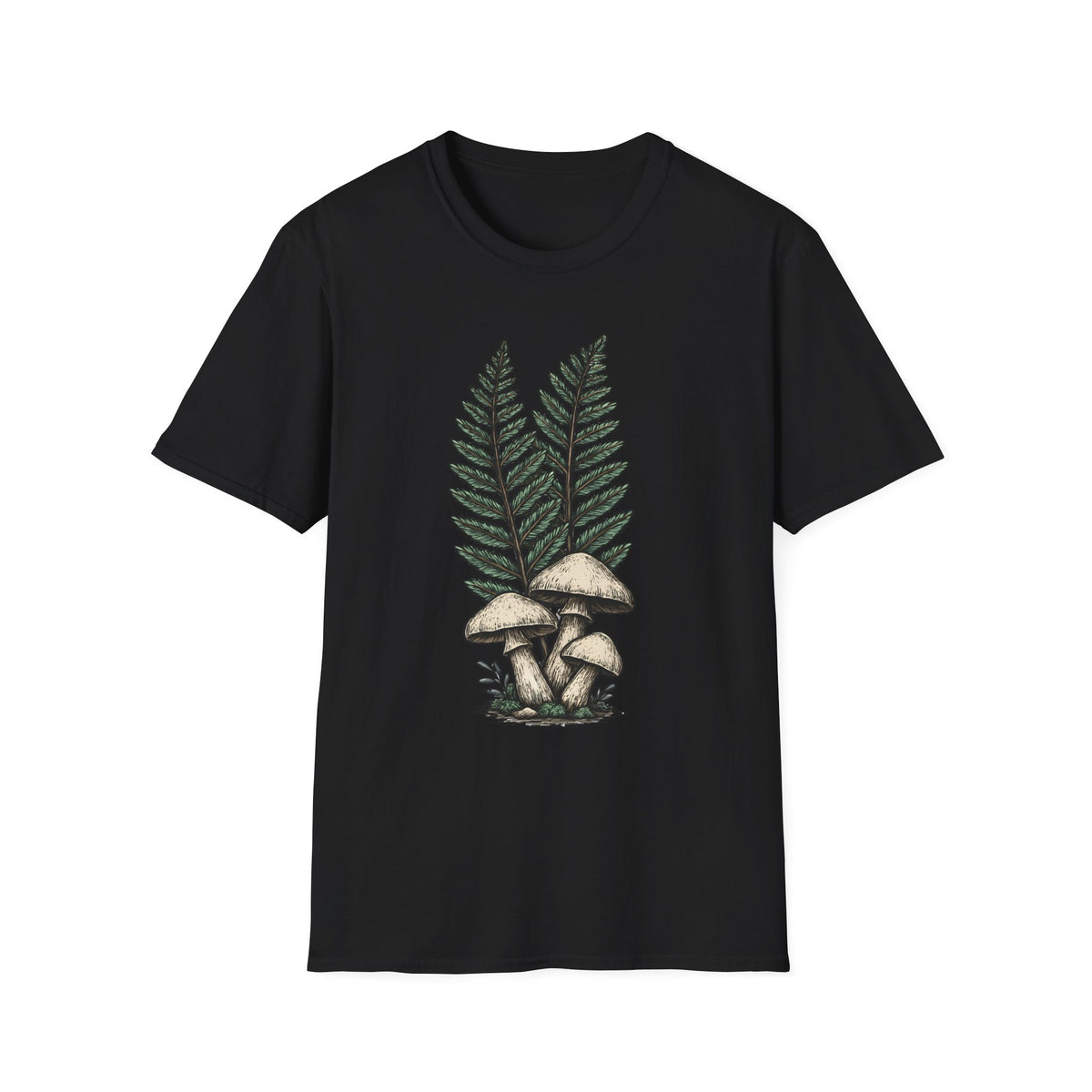 Mushrooms and Ferns T-Shirt