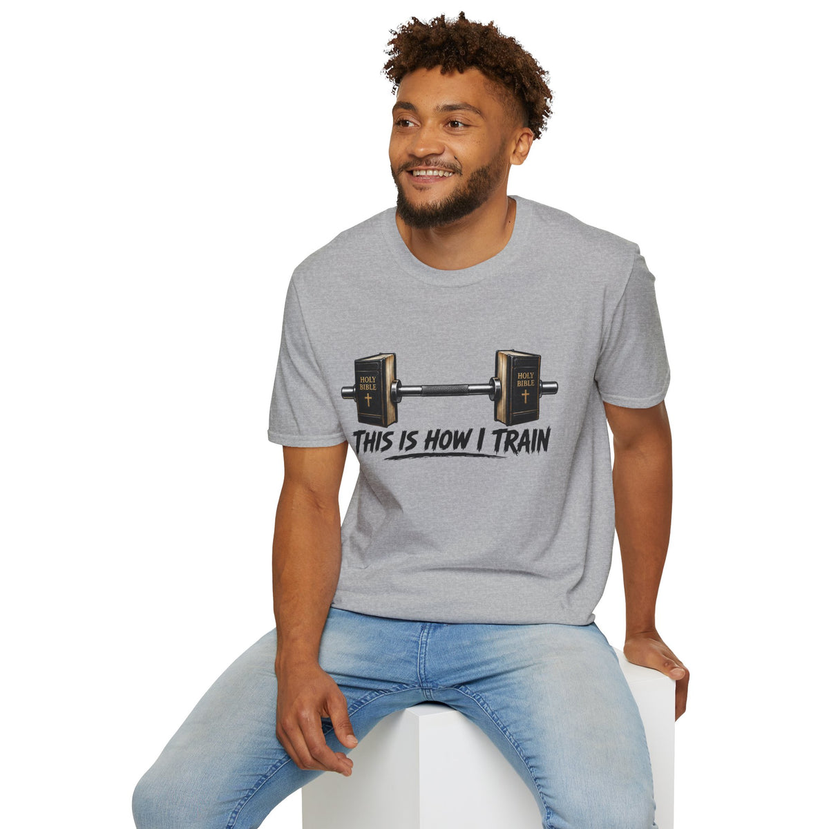 This Is How I Train Barbell Gym T-Shirt