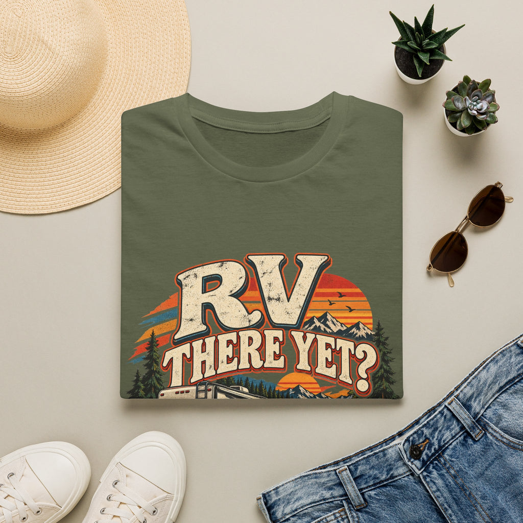 RV T-Shirt — "RV There Yet" RV Camping Tee