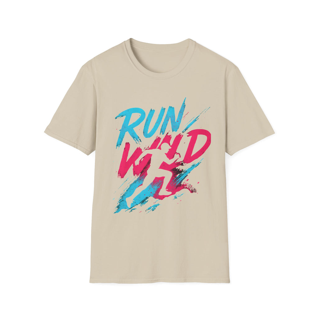 Neon Run Wild Typography T-Shirt