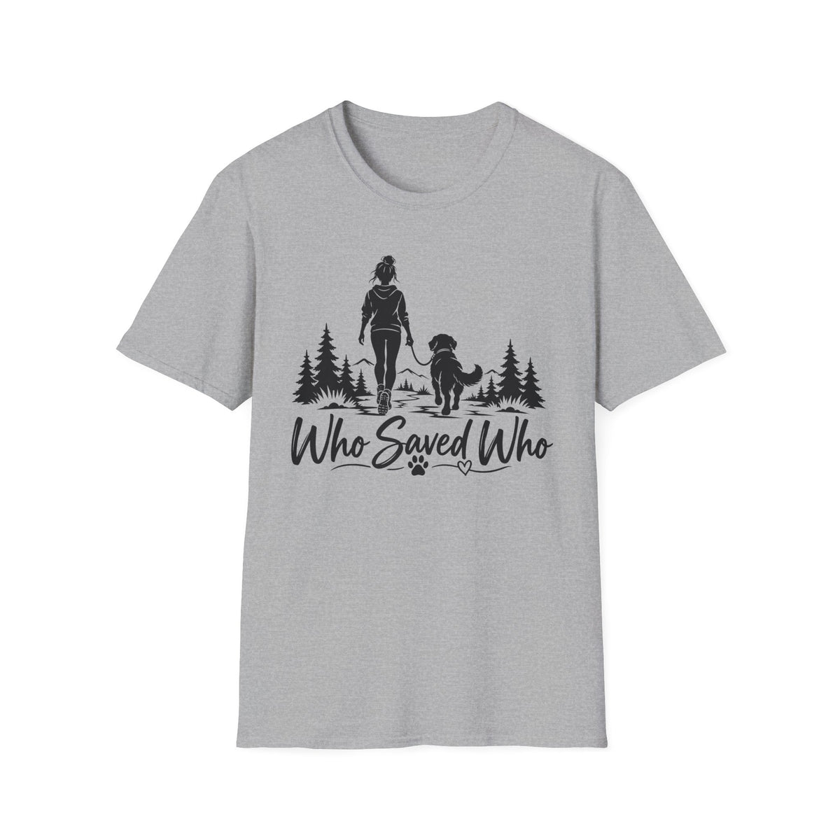 Who Saved Who Woman T-Shirt – Graphic Tee