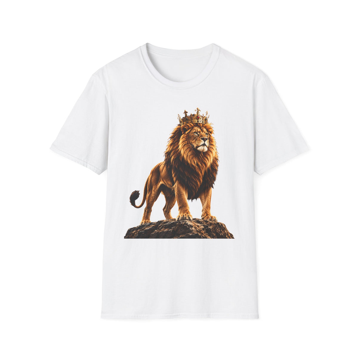 Lion King Crown T-Shirt — Regal Wildlife Graphic Tee