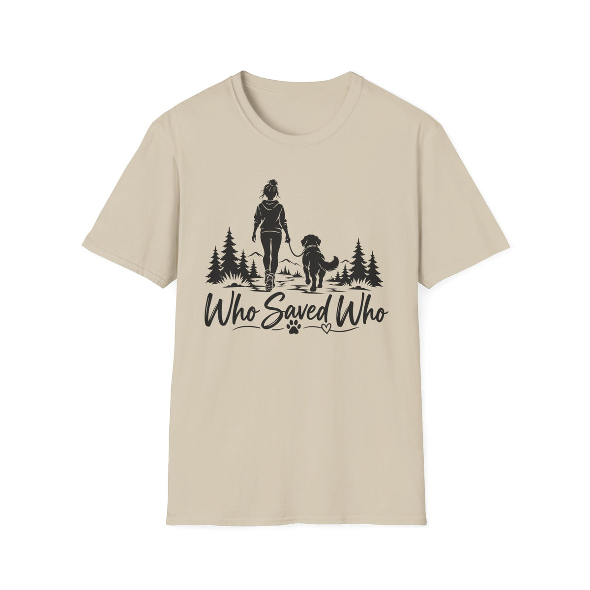 Who Saved Who Woman T-Shirt – Graphic Tee