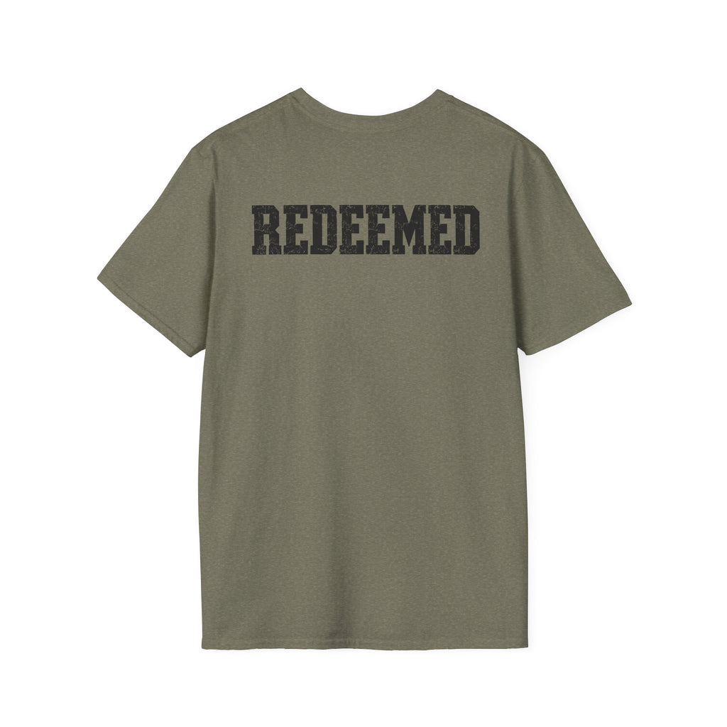 Believe Christian T-Shirt — "We Must Be Born Again" Back Cross Tee