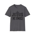 Jesus Is King T-Shirt – Christian Faith Tee with Crown Graphic