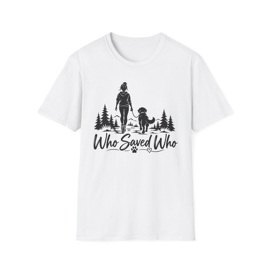 Who Saved Who Woman T-Shirt – Graphic Tee