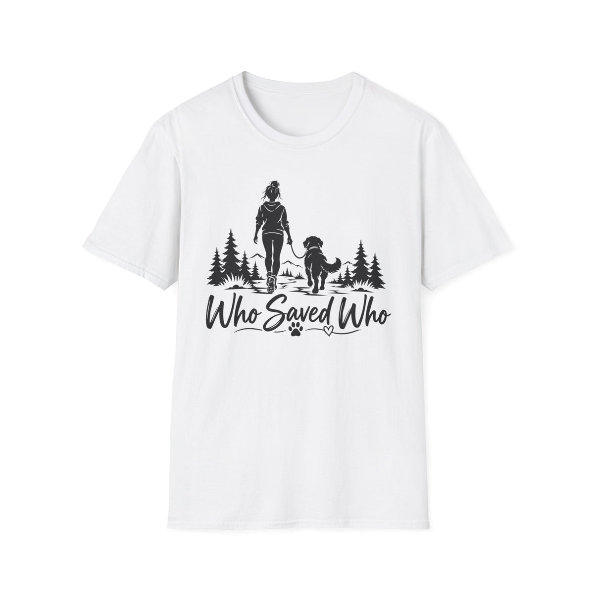 Who Saved Who Woman T-Shirt – Graphic Tee