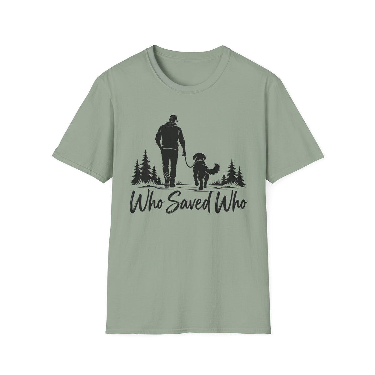 Who Saved Who Man T-Shirt – Graphic Tee