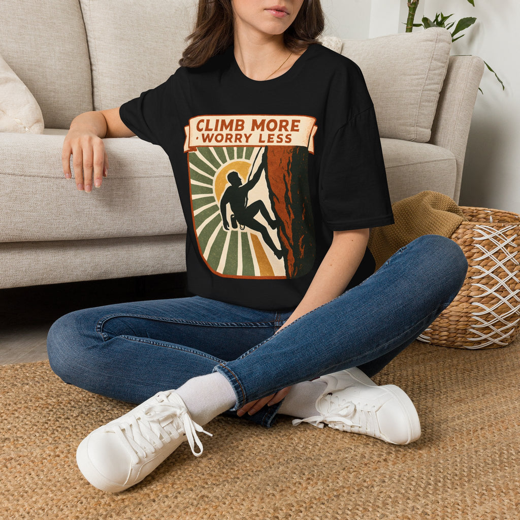 Climb More Worry Less T-Shirt