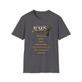 Jesus Definition T‑Shirt — Faithful Christian Scripture Tee with Cross