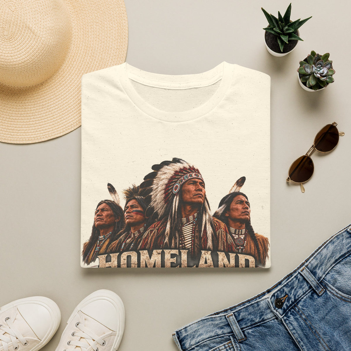 Homeland Security Native Chiefs T-Shirt – Indigenous Pride Graphic Tee