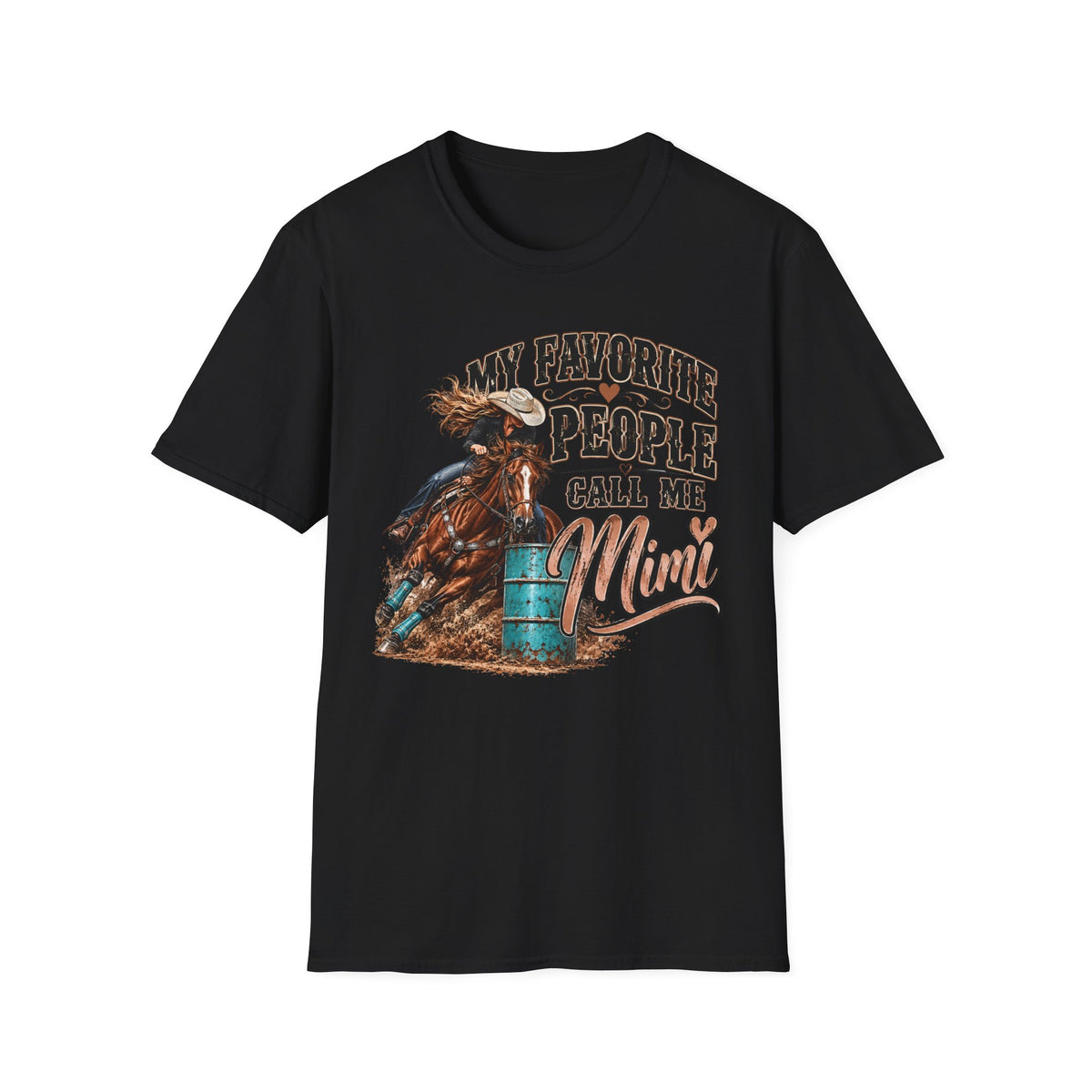 Mimi Cowboy Graphic T-Shirt — "My Favorite People Call Me Mimi" Western Tee