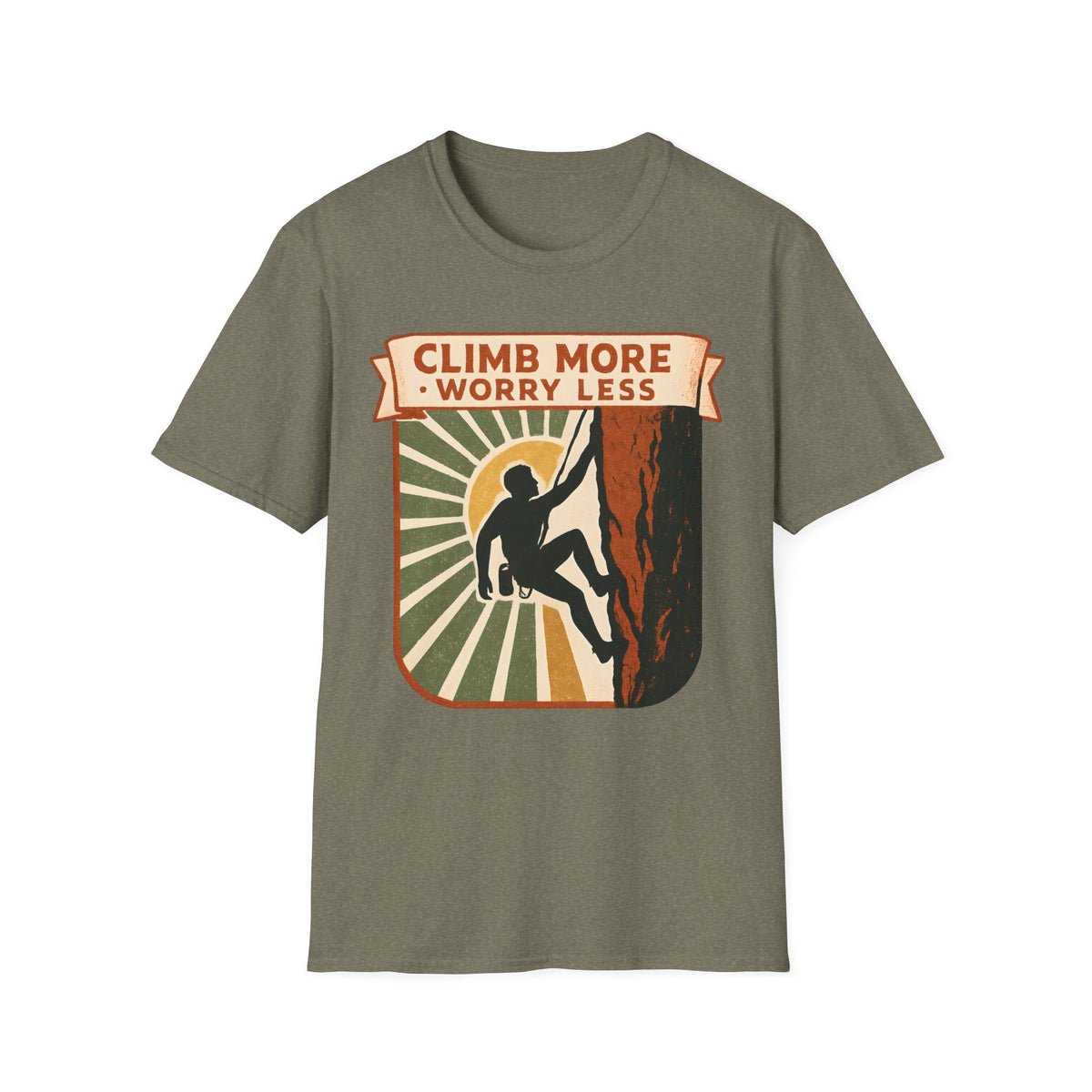 Climb More Worry Less T-Shirt