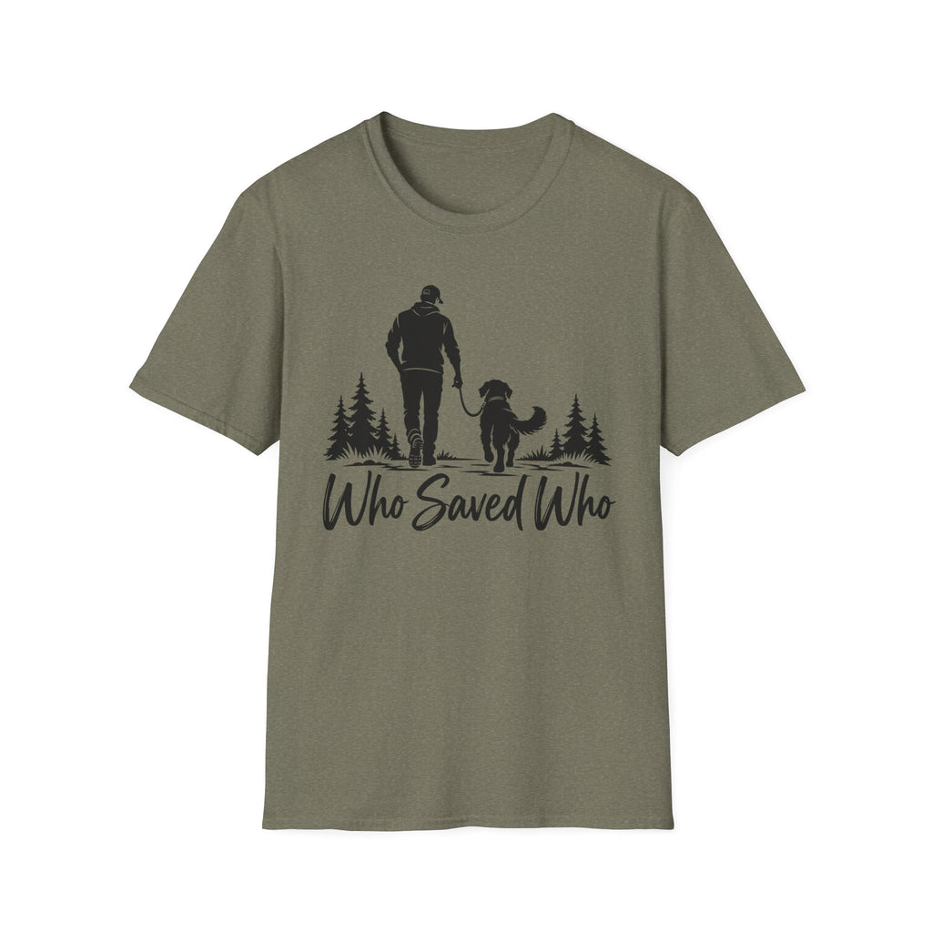 Who Saved Who Man T-Shirt – Graphic Tee
