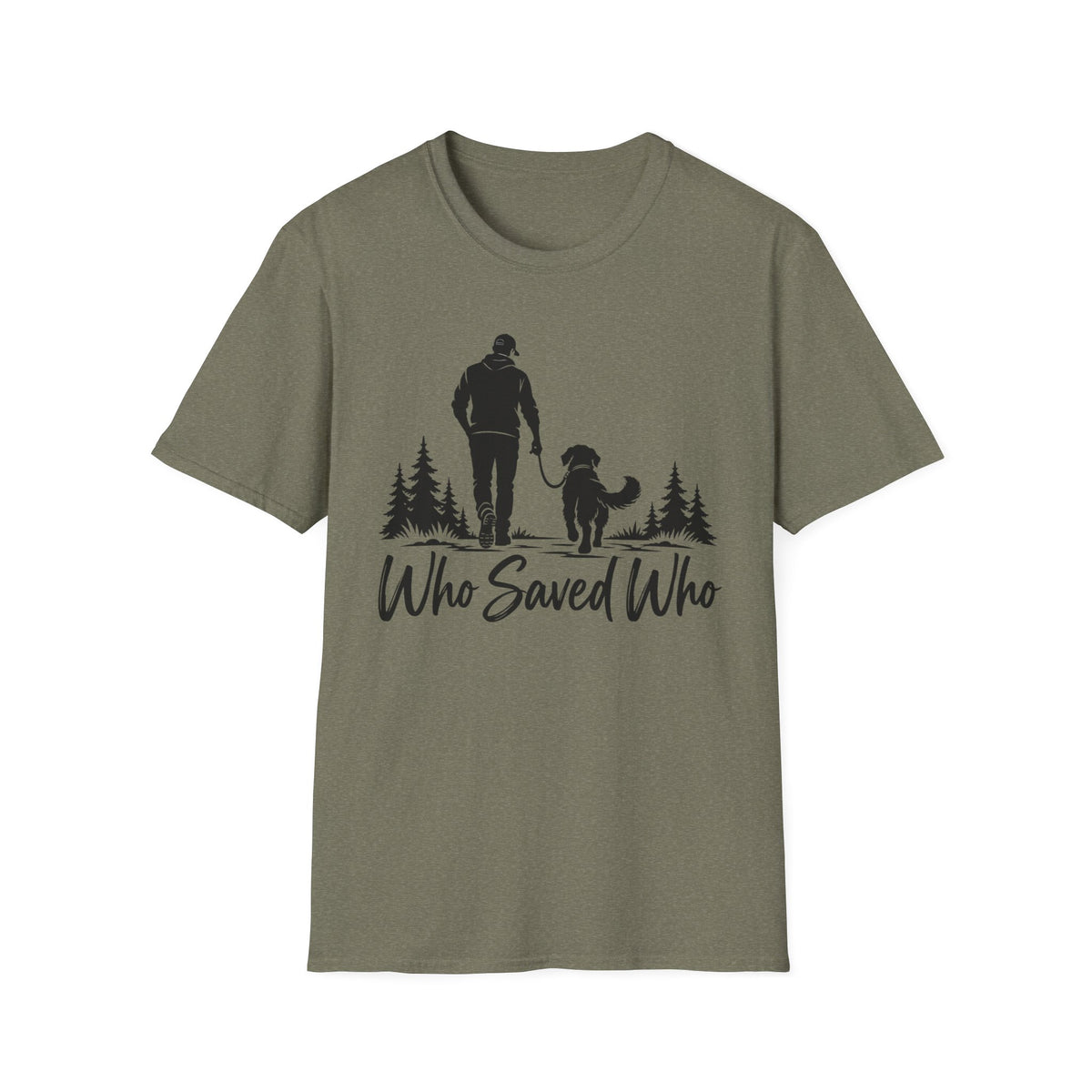 Who Saved Who Man T-Shirt – Graphic Tee