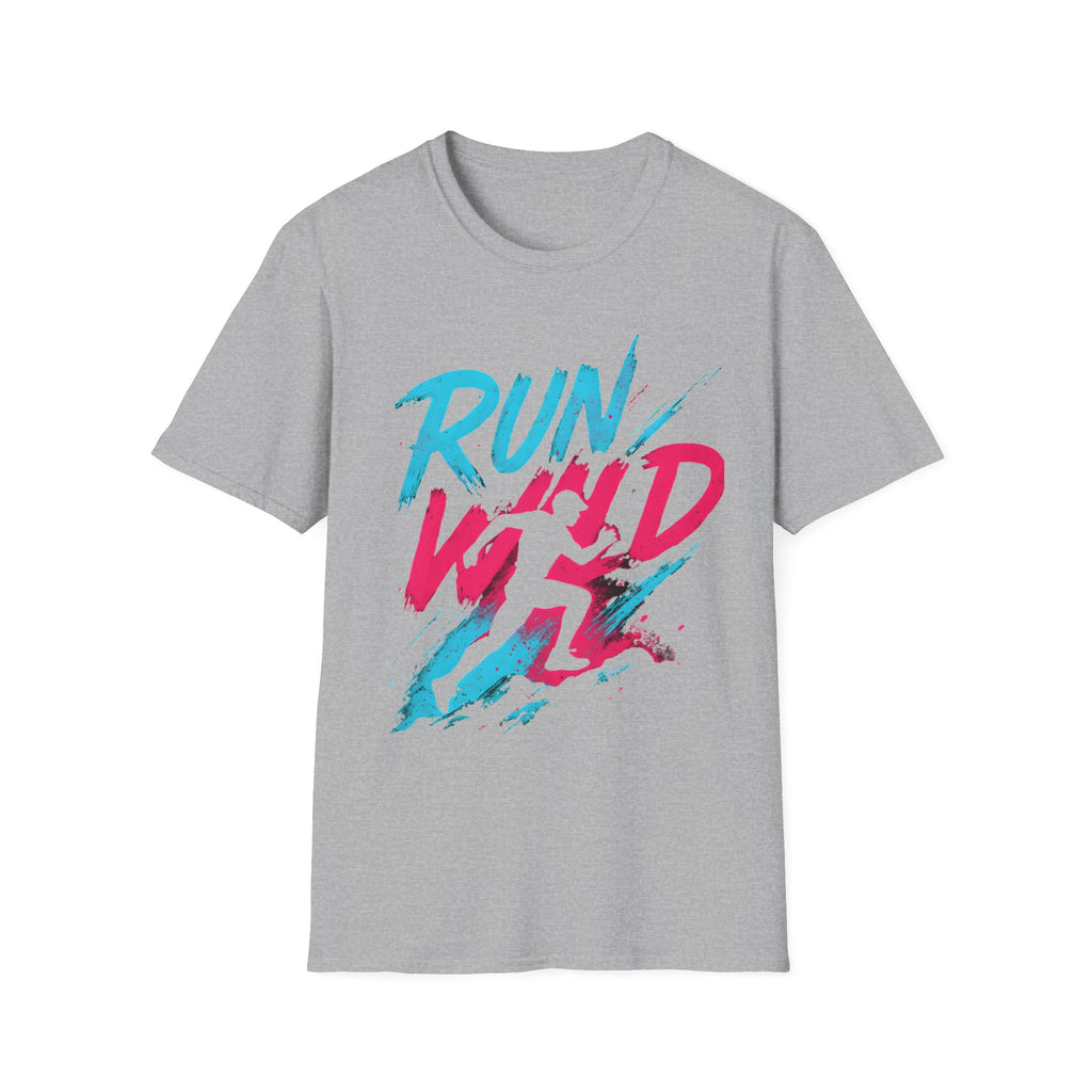 Neon Run Wild Typography T-Shirt